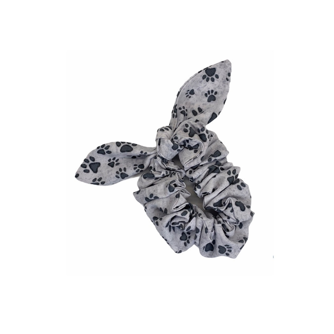 Paw shop print scrunchie