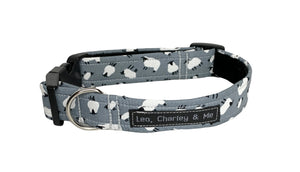 Silver Sheep Dog Bow Tie