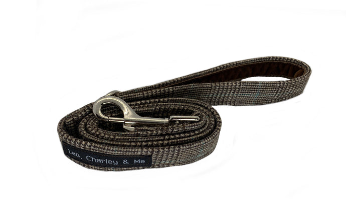 Prince of Wales tweed checked lead