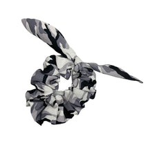 Arctic Camouflage hair scrunchie made to match our range of dog accessories. Handmade and washable.